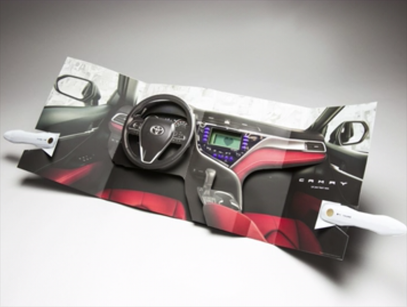 Toyota presenta una gráfica en 3D que huele a piel