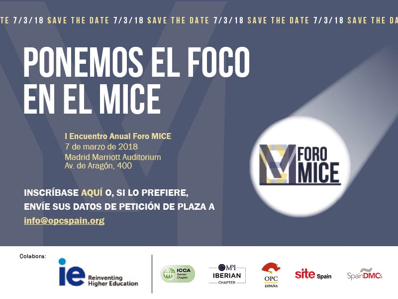 Foro MICE celebrará su encuentro anual en Madrid