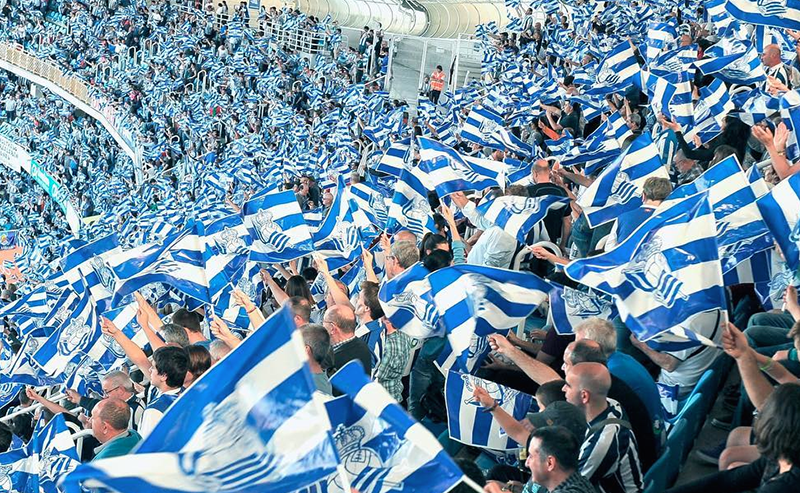 El nuevo Estadio de Anoeta dedica su primera grada a la afición