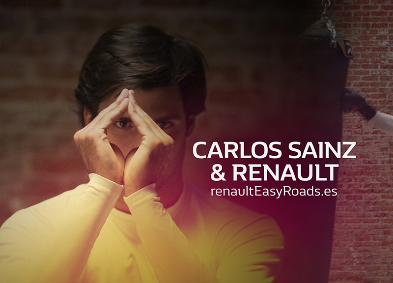 Carlos Sainz protagoniza la nueva campaña de Renault