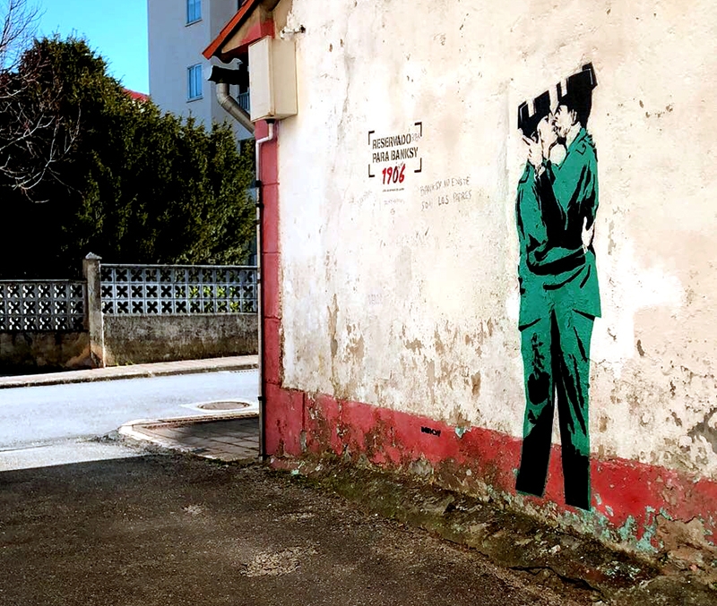 Estudian la autenticidad de la primera obra de Banksy en España