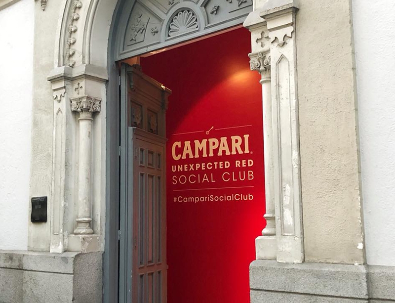 Campari abre un club social en el lugar más inesperado