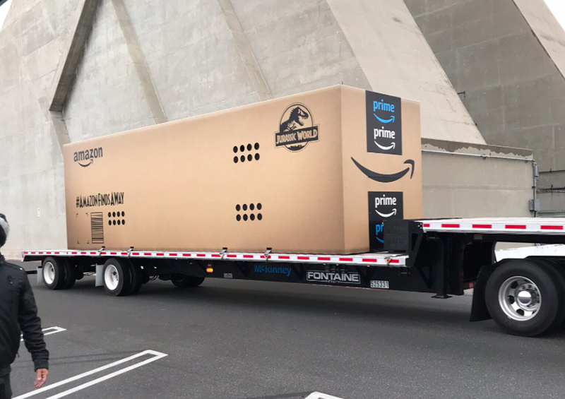 El paquete más grande jamás enviado por Amazon
