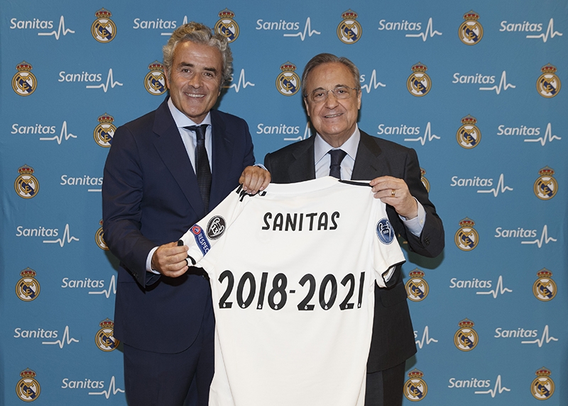 Sanitas y el Real Madrid renuevan su alianza