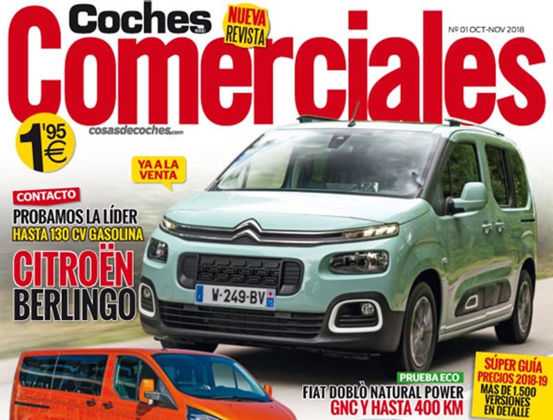 Grupo V lanza Coches Comerciales, su nueva revista de motor