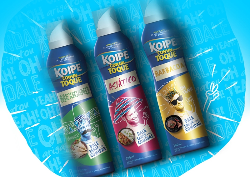 Koipe Sol lanza nueva gama de sprays con sabores