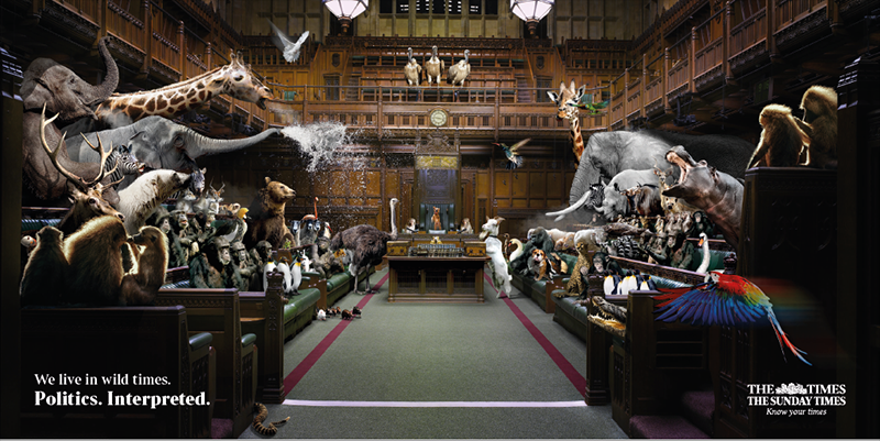The Times convierte al parlamento británico en un zoológico