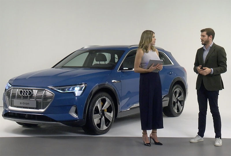 Retransmisión en vivo del nuevo Audi 100% eléctrico