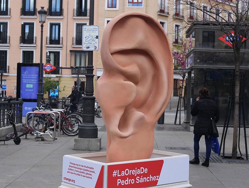 Una oreja gigante para que los políticos escuchen a los ciudadanos