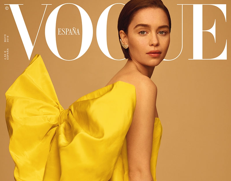 Khalessi en la portada de mayo de la revista Vogue España