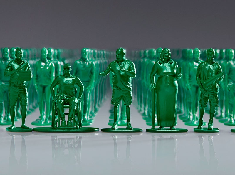McCann crea 40.000 soldados inspirados en veteranos de guerra