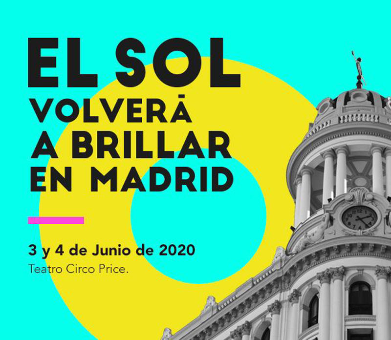 El Sol volverá a brillar en Madrid los días 3 y 4 de junio de 2020