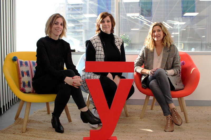 Ymedia ficha a Ana Viana, Carlota Castellanos y Cati Sánchez