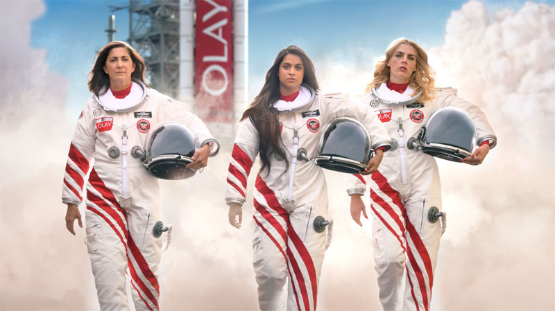 Olay lanza a tres mujeres al espacio