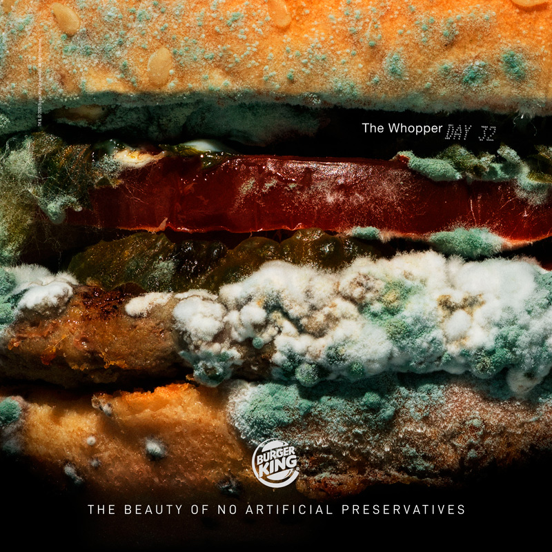 Burger King muestra la belleza natural de una Whopper