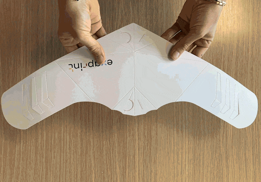 Exaprint lanza una mascarilla de papel eco-responsable