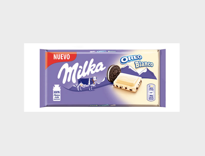 Nuevo sabor Milka: chocolate blanco con galleta Oreo