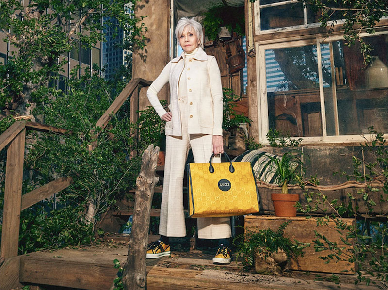 A sus 82 años, Jane Fonda se convierte en modelo para Gucci