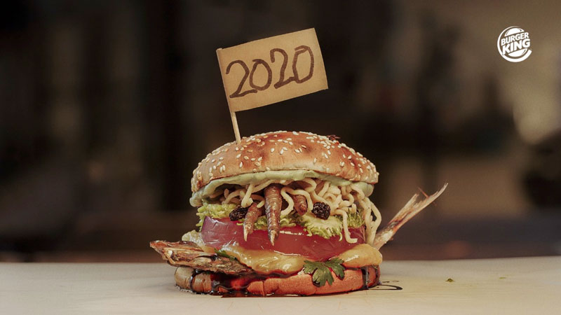 La hamburguesa que concentra todos los sabores del 2020