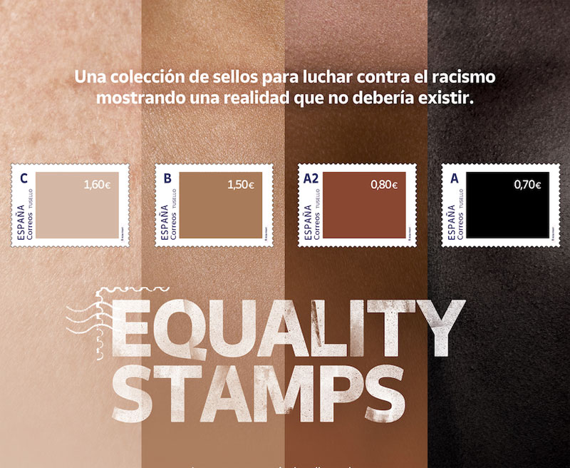 Correos lanza una colección de sellos contra la discriminación racial