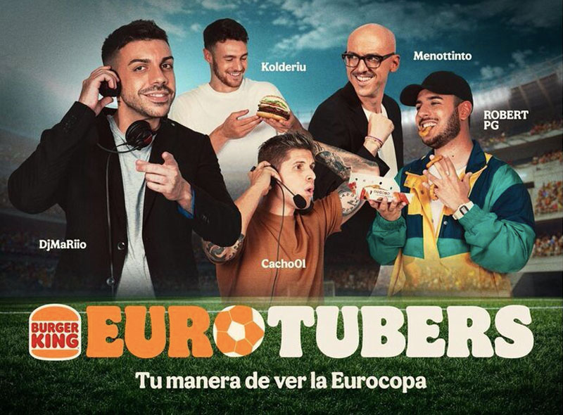 Mediaset y Burger King lanzan Eurotubers
