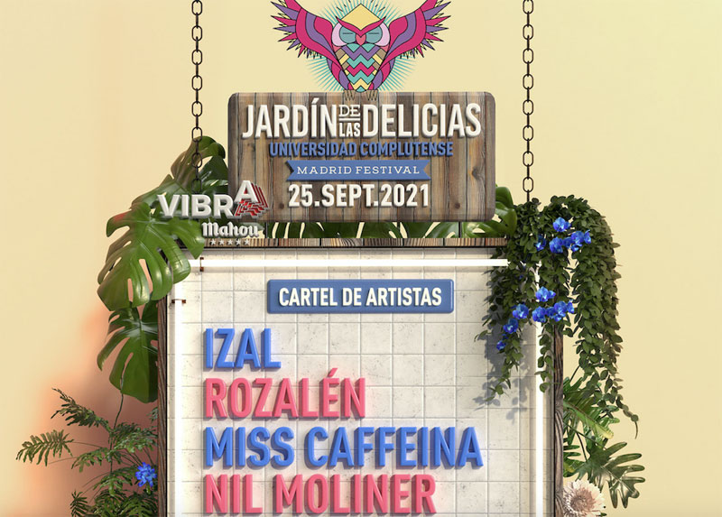 Vibra Mahou patrocina el Festival Jardín de las Delicias