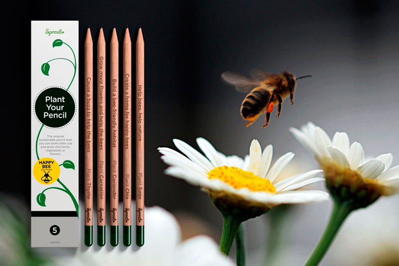 Lápices contra la extinción de las abejas