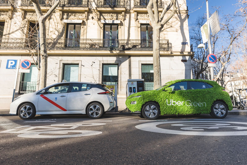 Uber Green llega a Madrid