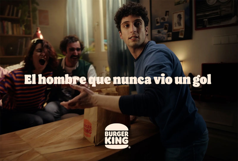Burger King presenta 'El hombre que nunca vio un gol'