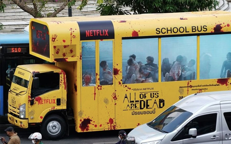 La campaña más terrorífica de Netflix siembra el caos en Bangkok