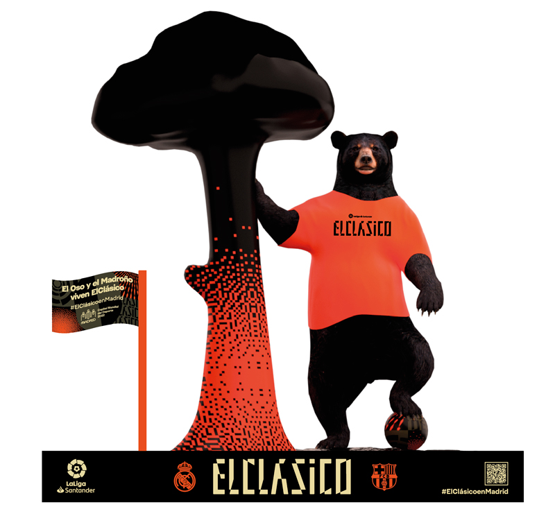 Despliegue publicitario en Madrid de cara a ElClásico