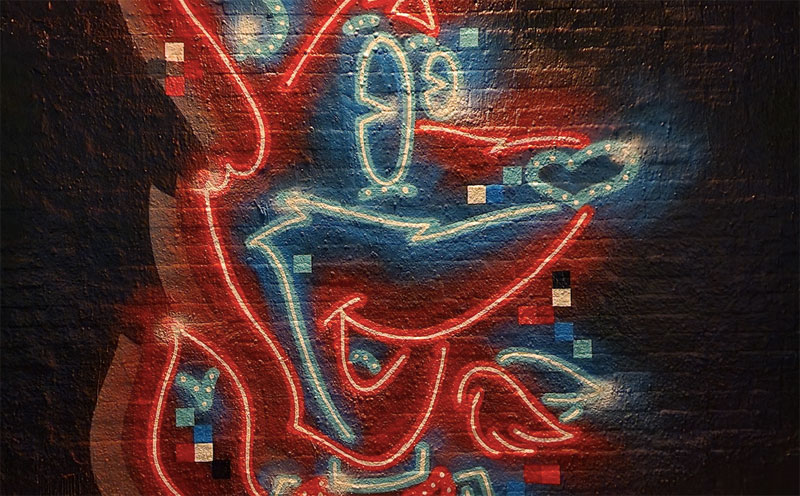 El arte callejero cobra vida por la noche con Samsung