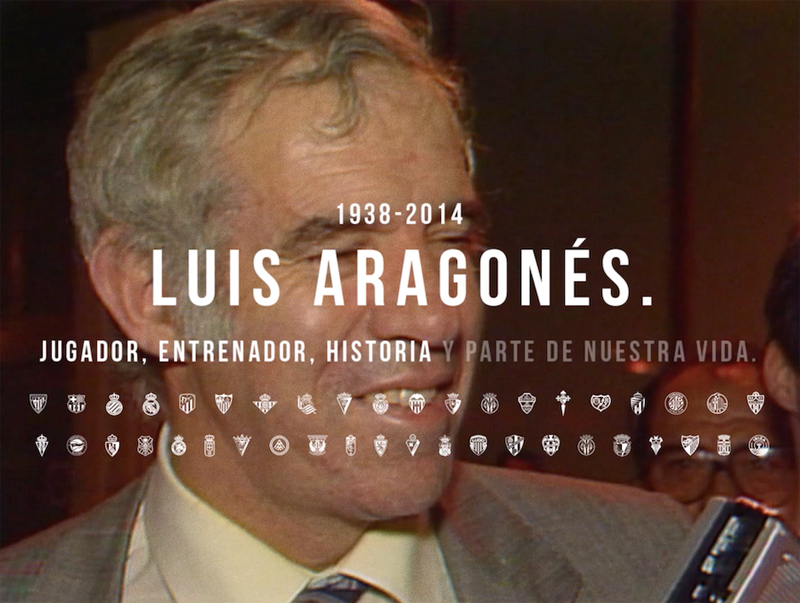 LaLiga resucita a Luis Aragonés