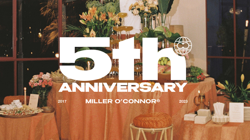 Miller OConnor celebra su quinto aniversario