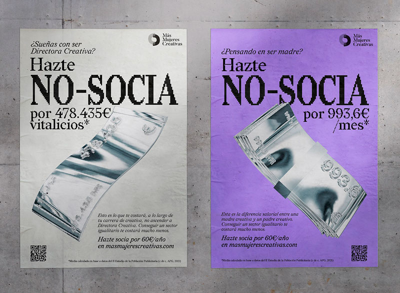 Más Mujeres Creativas lanza la campaña 'Hazte no-socia'