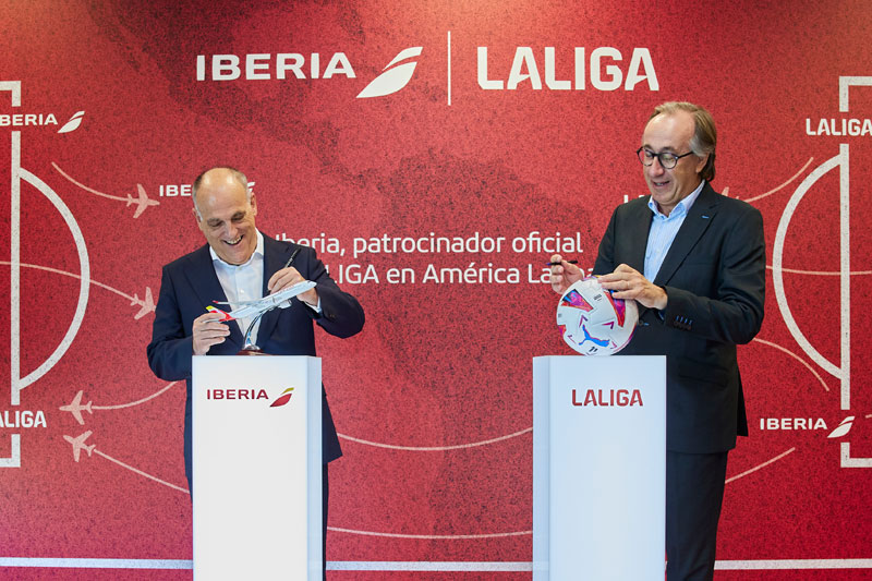 Iberia patrocina LaLiga en América Latina