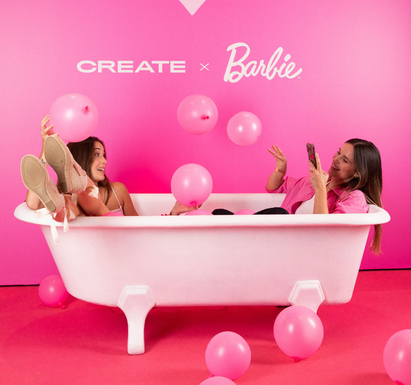 Create presenta su nueva colección cápsula al estilo Barbie