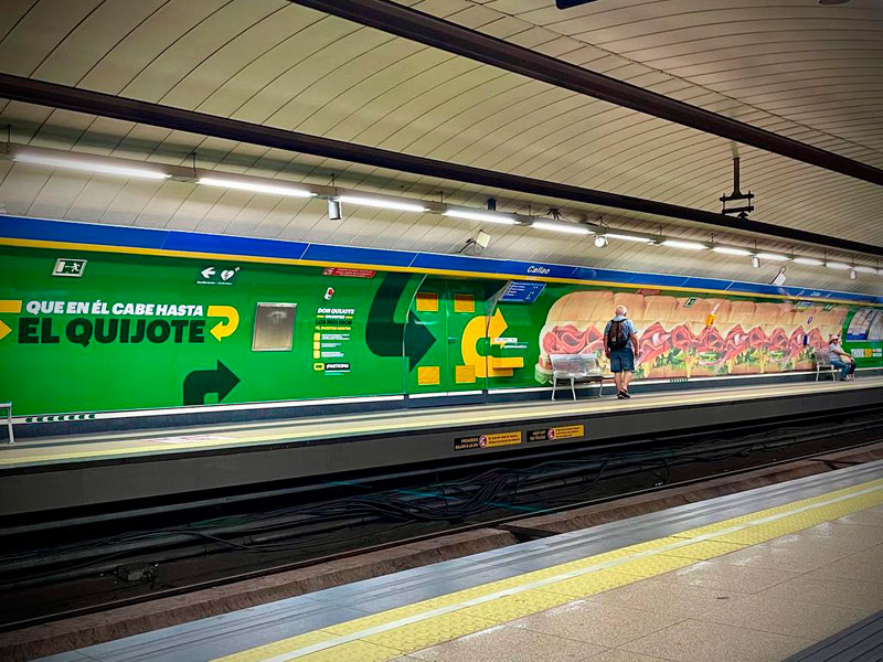 Subway lanza su campaña más grande apelando a El Quijote