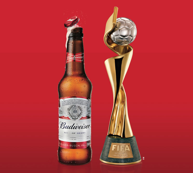Budweiser invita a una ronda por la victoria en el Mundial de Fútbol