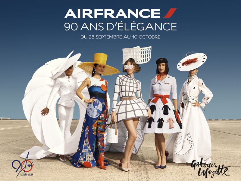 Air France celebra su 90 aniversario con una colección de moda