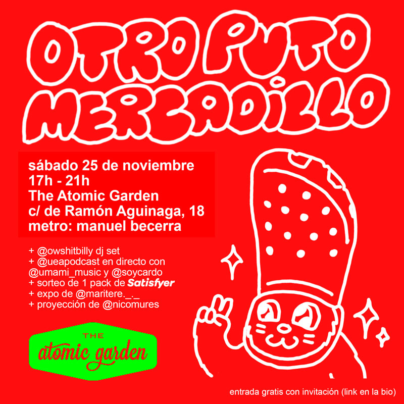 The Atomic Garden acoge una nueva edición de 'Otro puto mercadillo'