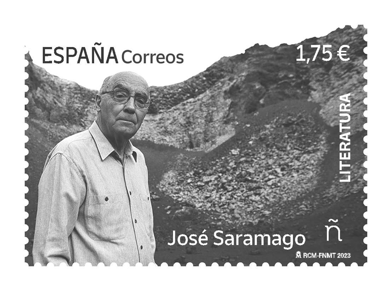 Correos presenta un sello dedicado a José Saramago