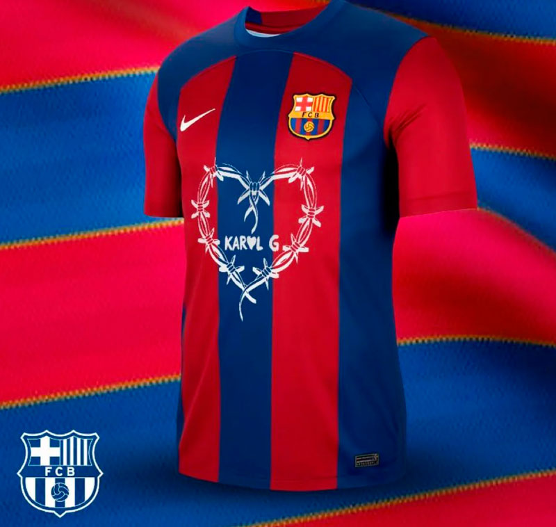 El Barça presenta nueva camiseta con Karol G