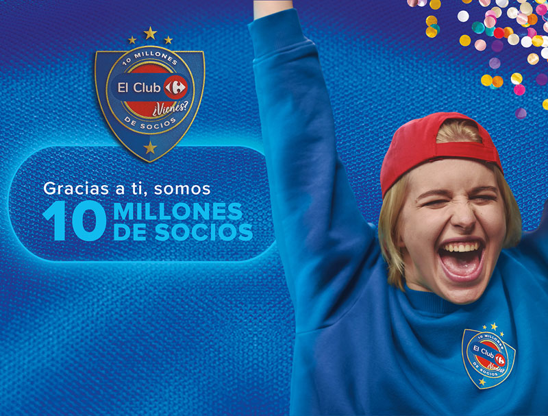 El Club Carrefour celebra sus 10 millones de socios