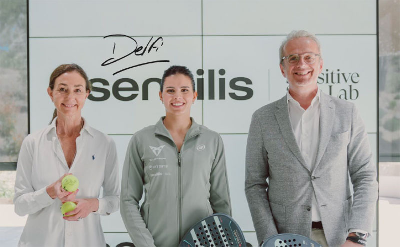 Sensilis patrocina a la jugadora de pádel Delfi Brea