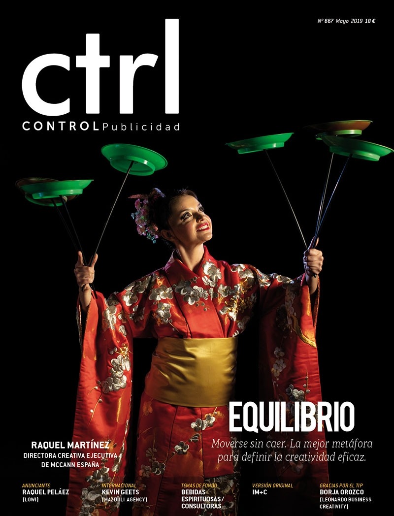 Malabares creativos en el nº de mayo de la revista Ctrl Control Publicidad