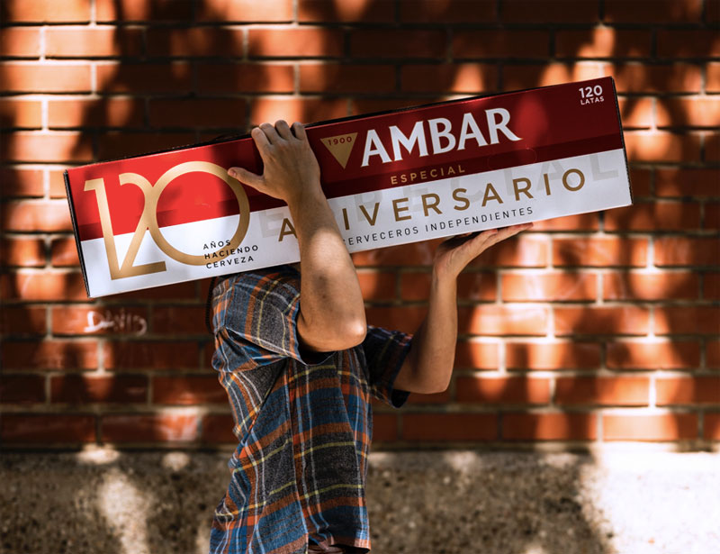 Ambar lanza el pack de cerveza más grande de su historia