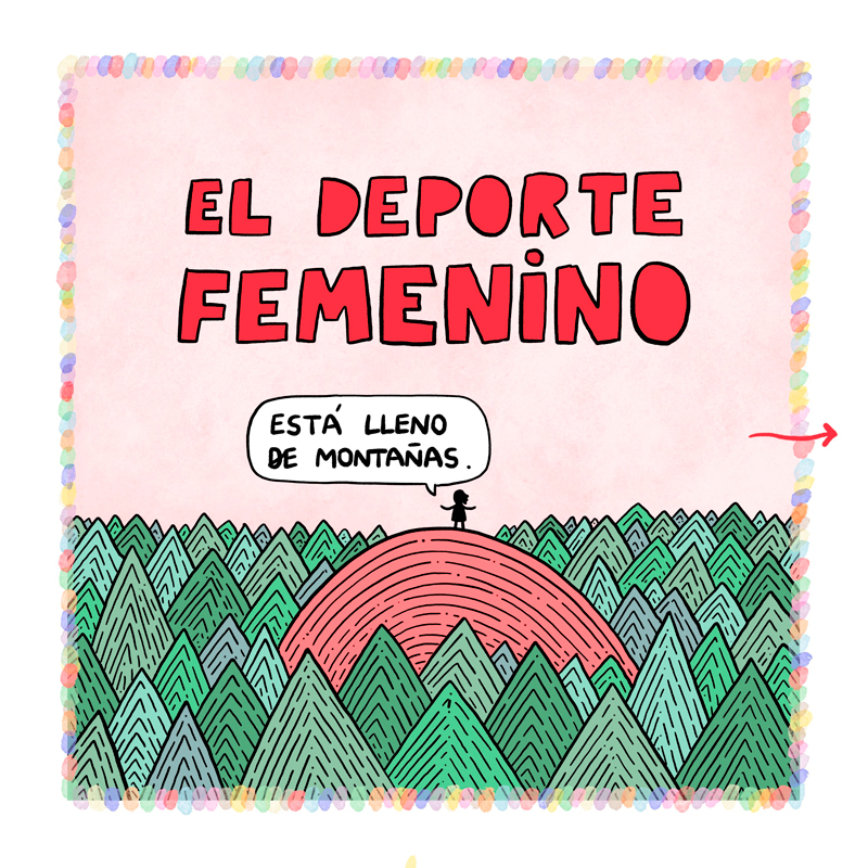 Viñetas de 72 kilos para apoyar al deporte femenino