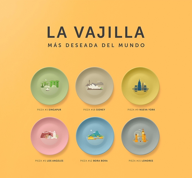 Abanca sortea "la vajilla más deseada del mundo"