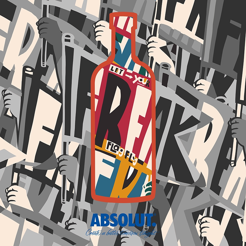 Absolut reta a los diseñadores a reinterpretar su icónica botella